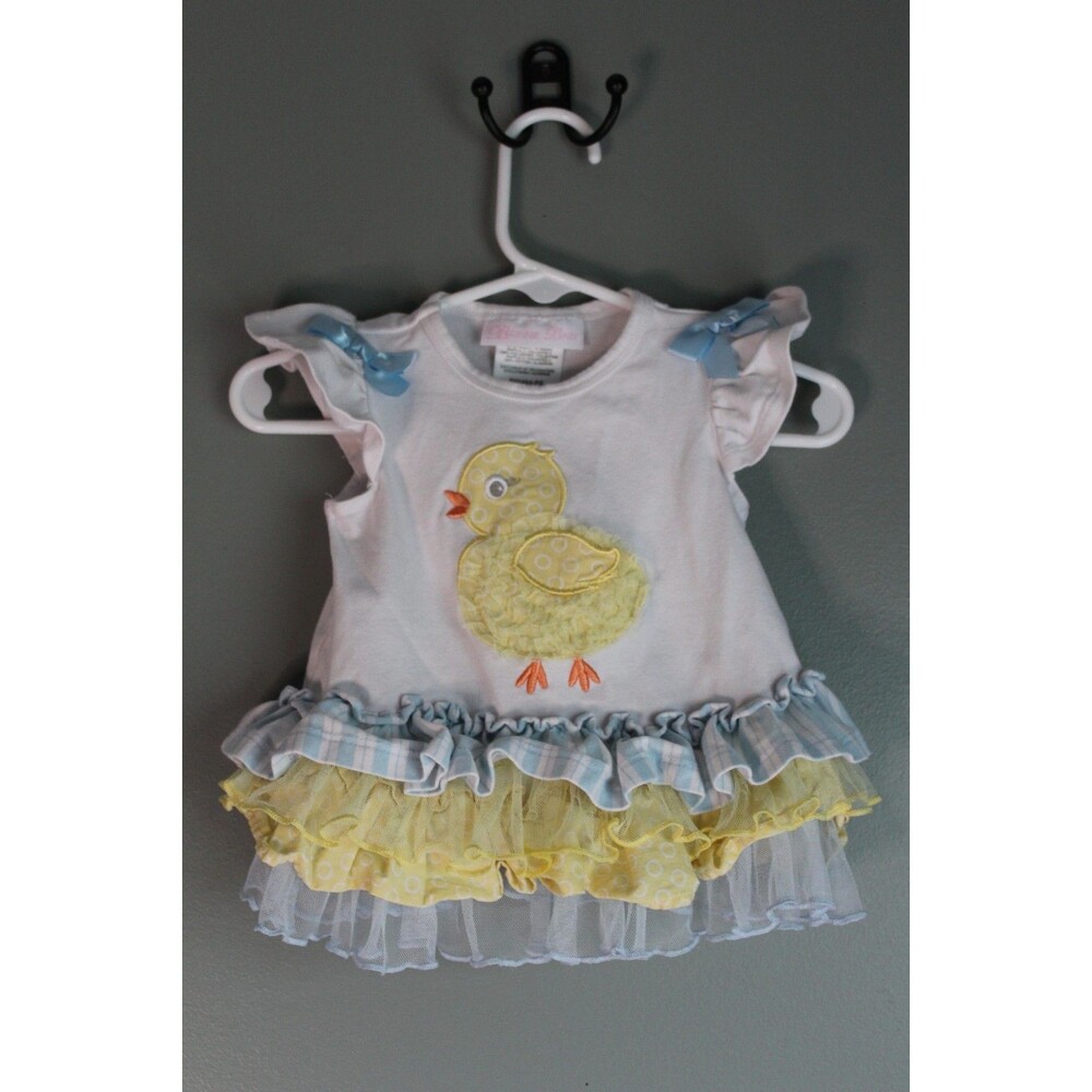 Bonnie Baby Chick and Ruffled Tutu Dress Baby Girls 3-6M